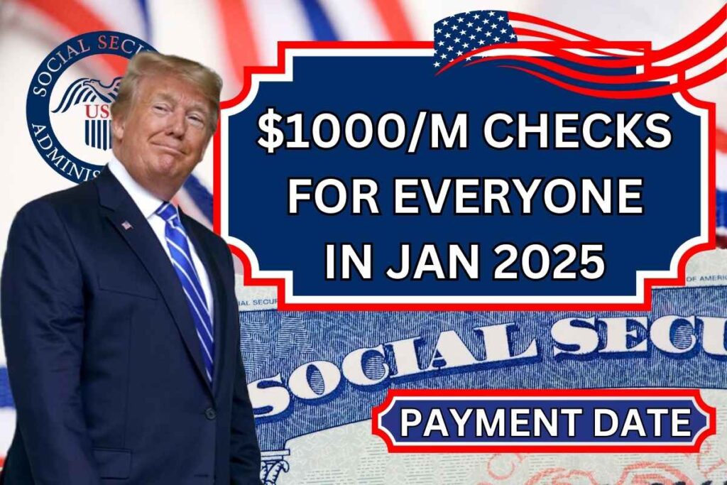 $1000/M Checks For Everyone In Jan 2025