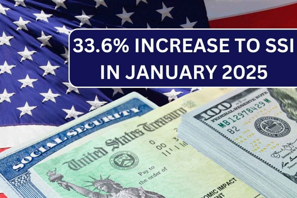 33.6% INCREASE To SSI In January 2025