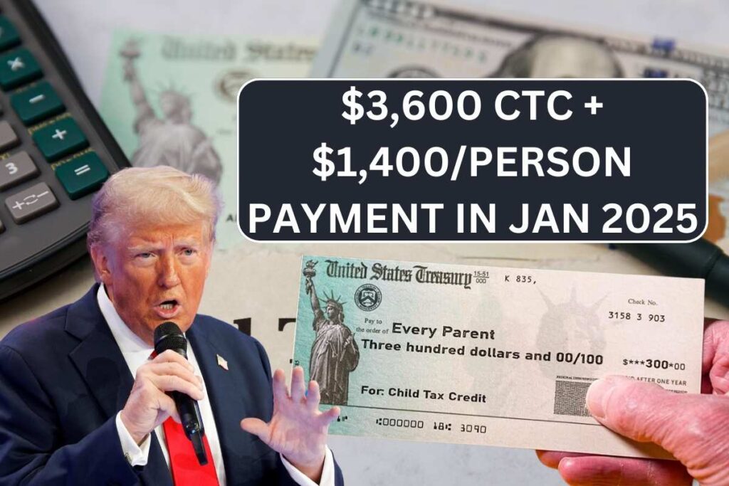 $3,600 CTC + $1,400/Person Payment In Jan 2025