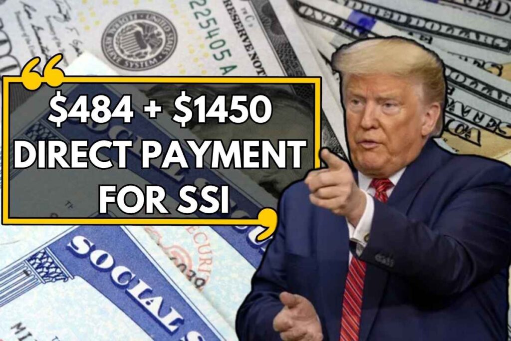 Surprise Double Direct Payment Of $484 + $1450 For SSI