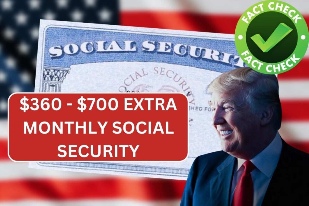 $360 - $700 Extra Monthly Social Security, SSI, SSDI Check January 2025